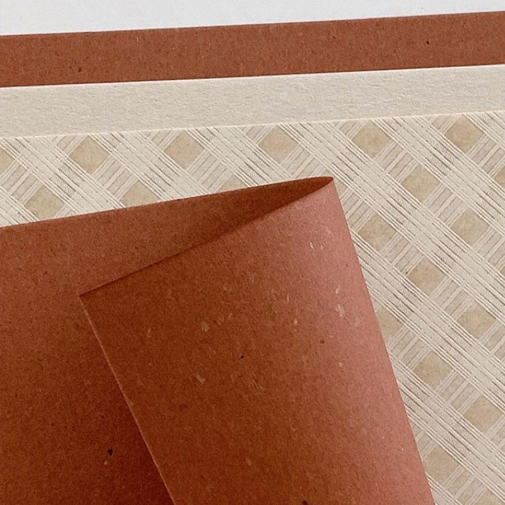 Retro Specialty Loose-Leaf Notebook Refill - Cappuccino Coffee Paper