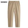 Men's Straight Fit Zipper Pocket Casual Pants