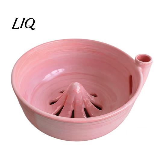 Self Cleaning Ceramic Produce Bowl Berry Rinsing with Integrated Drain, Vortex Automatic Fruit Washer Colander, Efficient for And Vegetable