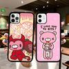 Popular Kawaii G-gloomyS Bears PC+TPU Phone Case For IPhone 11 12 13 14 15 16 17 Plus Pro Max Cover