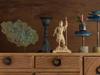 Tiny Doroashi 11cm Buddha Wood Buddha Statue Kenshin Tamonten Doroashi Bishamonten Buddha, Bishamonten, (wood Boxwood) - Statue, Figure, Carving,