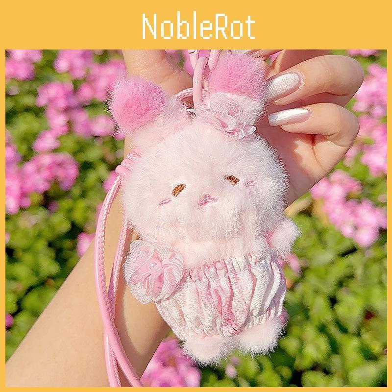 Cherry Blossom Bear Rabbit Cat Plush Keyring For Teen Girls And Collectors