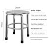 Jingwei 201 Stainless Steel Round Stool