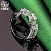 Korean Version Beautiful Luxury Zircon Ring 925 Sterling Silver Ring Women Charm Wedding Party High-Quality Jewelry Accessories