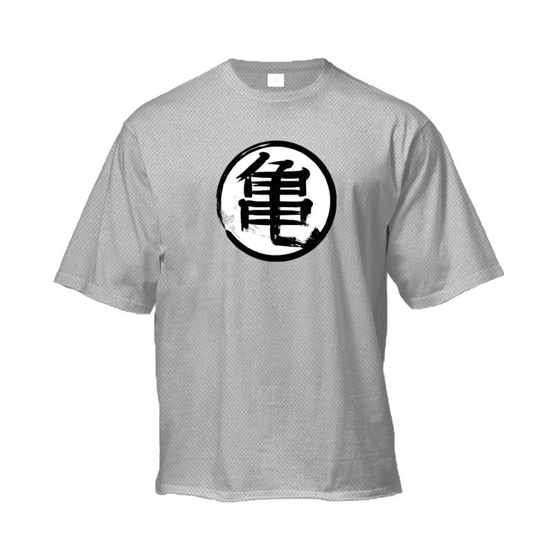 Muscleguys Japanese Turtle Script Printed Oversized Quick Dry Mesh Running T-shirts Men Half Sleeve Loose T Shirts Streetwear Hip Hop Shirt