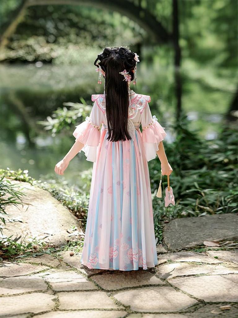 Girls' Hanfu 2026: Spring/Autumn Fairy Ruqun Tang Suit Princess Dress - Chinese Style Performance Costume