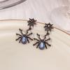 Retro Gothic Punk Bat Skull Spider Pumpkin Halloween Earrings
