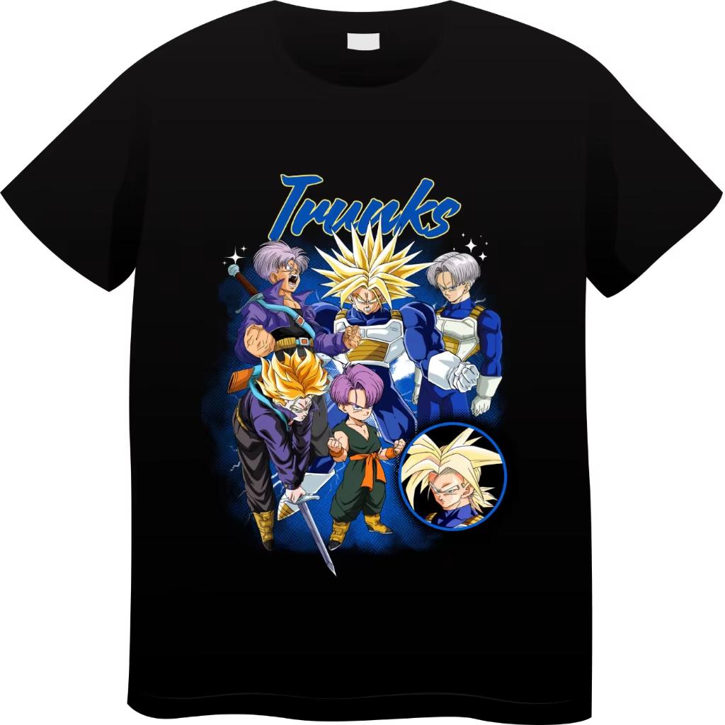 2026 New Dragon Ball Japanese Anime Mens and Womens Summer Tshirt Harajuku Retro Shortsleeved Loose and Casual Style