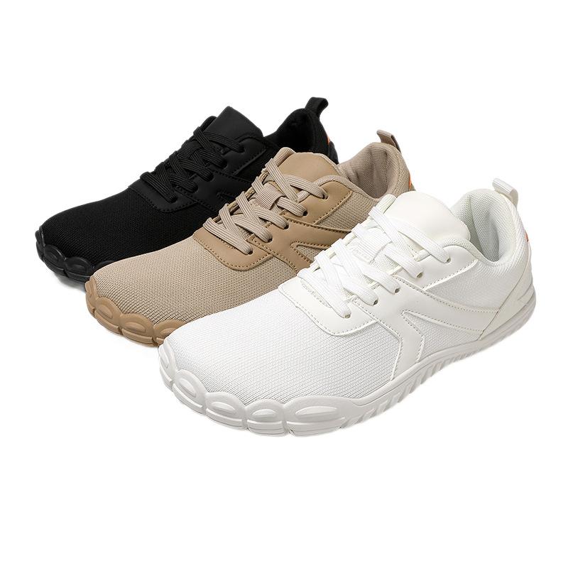 Wide Last Shoes Barefoot Shoes Casual Sports Outdoor Cycling Shoes Breathable and Non-slip Wide Head Hiking Casual Shoes Flying Weaving