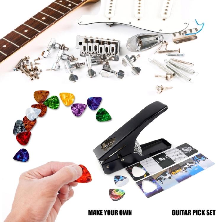 Máquina de Fazer Palhetas de Guitarra para Fazer Palhetas de Guitarra à Mão Ferramenta de Punção para Palhetas de Guitarra para Efeitos Sonoros Únicos Fácil de Operar