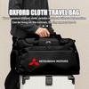Car Logo Oxford Waterproof Travel Bags Hand Luggage Duffle Fitness Bag For Mitsubishi Outlander Lancer L200 ASX Pajero Grandis