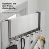 Door Hanger Hook Bedroom Adjustable Aluminum Hook Wall Hook Bathroom Door Hanger Clothes Drill Free