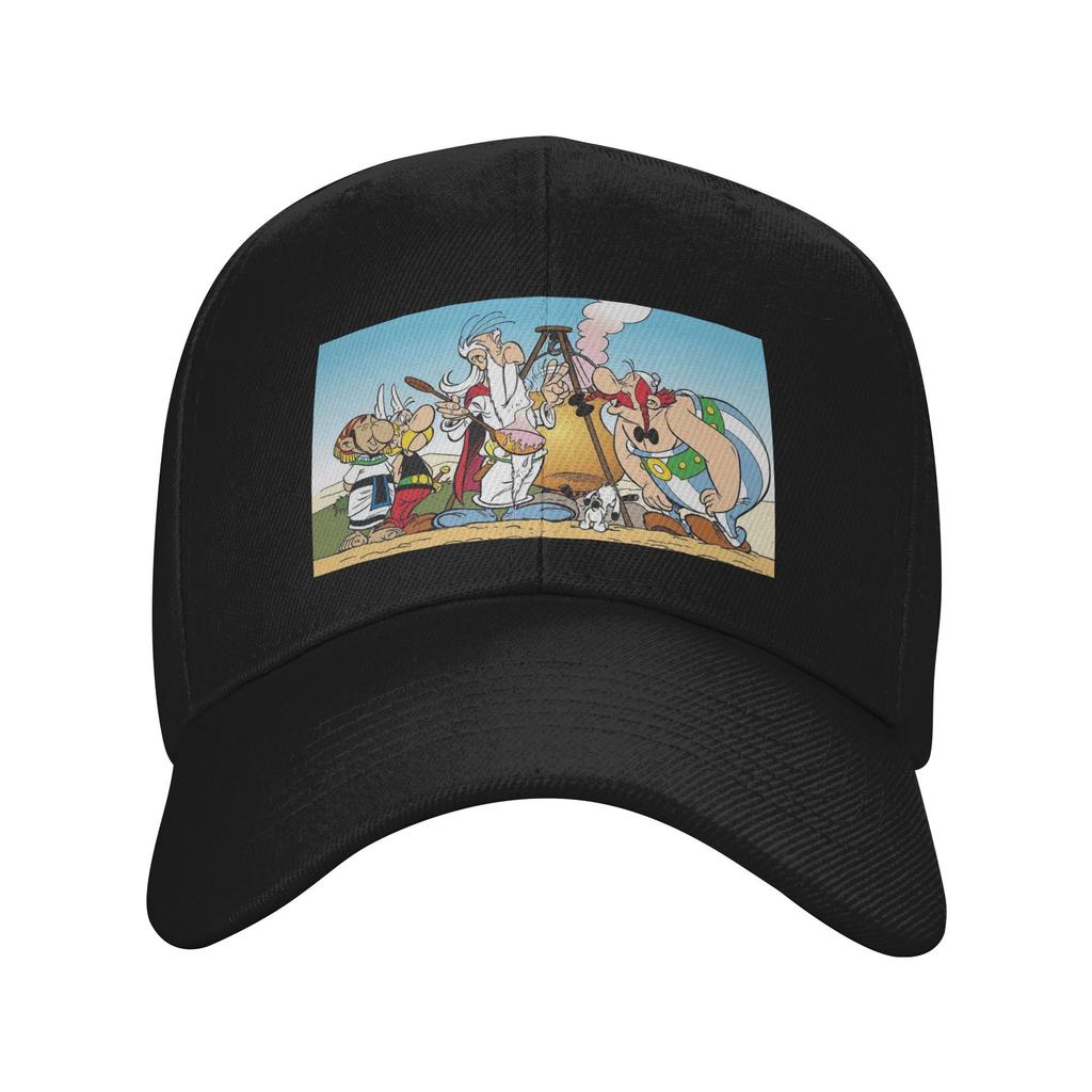 Unisex Baseball Hats Asterix And Obelix Dogmatix Outdoor Streetwear Summer Sports Baseball Caps Hip Hop Cap Casquette Hats