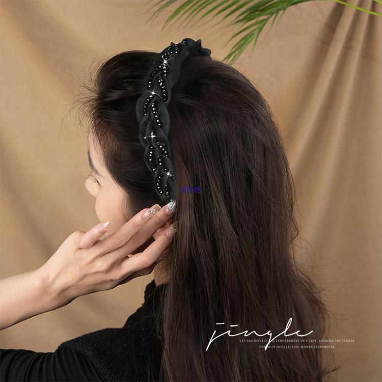 Paris Princess Headband: Louis Waves High-Top Feminine Fashion - New 2025 Style