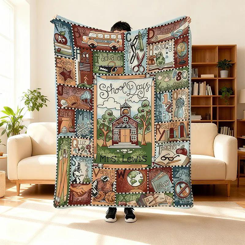 

Customizable Flannel Blanket - Personalize with Your Image, Ideal for Businesses & Office Use Contact for Size