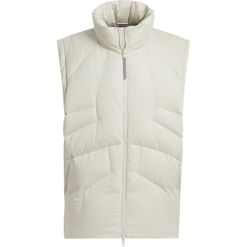 adidas FW24 FUSTL Series P DJK Mid Removable Insulated Sports Casual Down Jacket Men Jacket Light-Sesame Earth-Gray JM6175