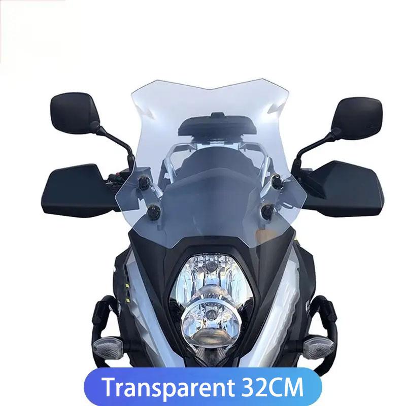 For Suzuki DL650 Modified Heightened Windshield Front Cool Race Windshield Motorcycle Windshield Thickened Deflector Accessories