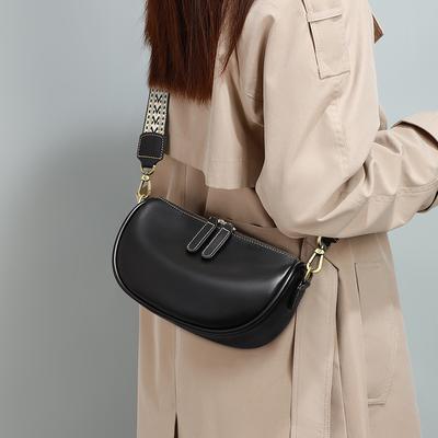2025 New Women's Bag Crossbody Bag Genuine Leather Small Bag High-end Versatile Shoulder Underarm Bag