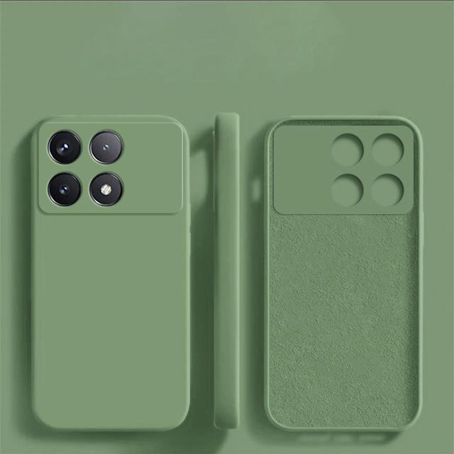 For Poco X6 X 6 Pocox6 Pro 5G Case Luxury Liquid Silicone Phone Cases For Xiaomi Poco X6 X 6 Pro Pocox6 Pro 5G Shockproof Soft Cover