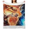 Mortal Kombat Throw Blanket Retros Hair Baby Stuffeds Blankets