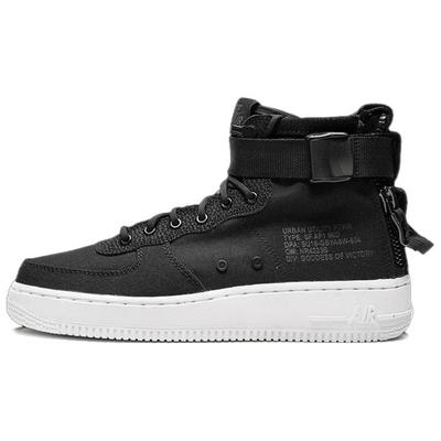 SF Air Force 1 Mid Black Anthracite White GS AJ0424-004