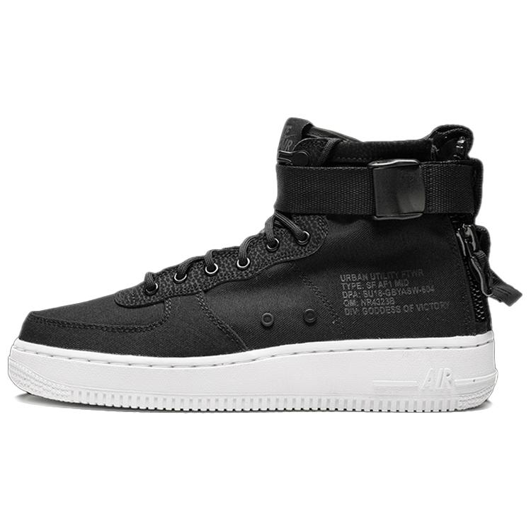 

Nike SF Air Force 1 Mid Black Anthracite White GS AJ0424-004 36