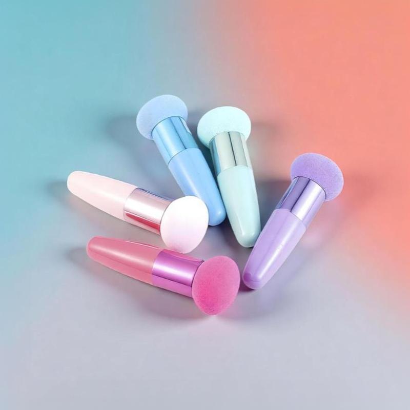 3PCS Mushroom Head Makeup Brushes High Density Soft Foundation Sponge Powder Puff for Even Foundation Application