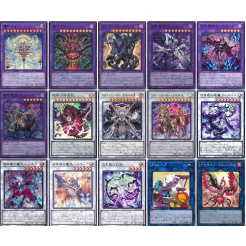 [Deck Sale] White Forest Azamina Deck Pre-built Deck with Sleeves White Forest Lisette Black Witch Diablo Star