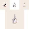 Plüsch-Pinguin-Schlüsselanhänger mit echtem Nerzfell – ideal für Sammler und als Geschenk