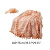 Wrap Blanket for Baby Photography Props Tassel Blanket Rose Flower Headband Newborn Photo Posing Props Photo Accessories