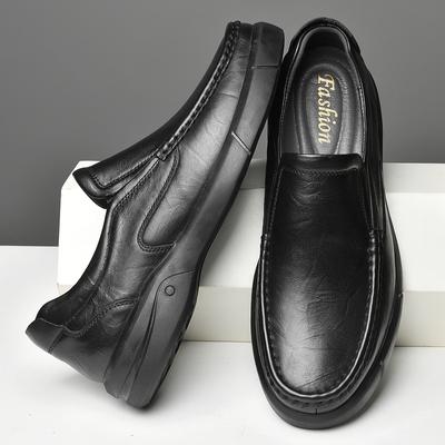 Neue Echtes Leder Schuhe herren Winter Freizeit Alle-spiel Hohe Qualität Atmungsaktive Fuß Peas Schuhe Frühling Loafers Winter Plattform