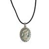 The Aperture Vintage Blue Cameo Necklace Sterling Silver (TA4196A023)