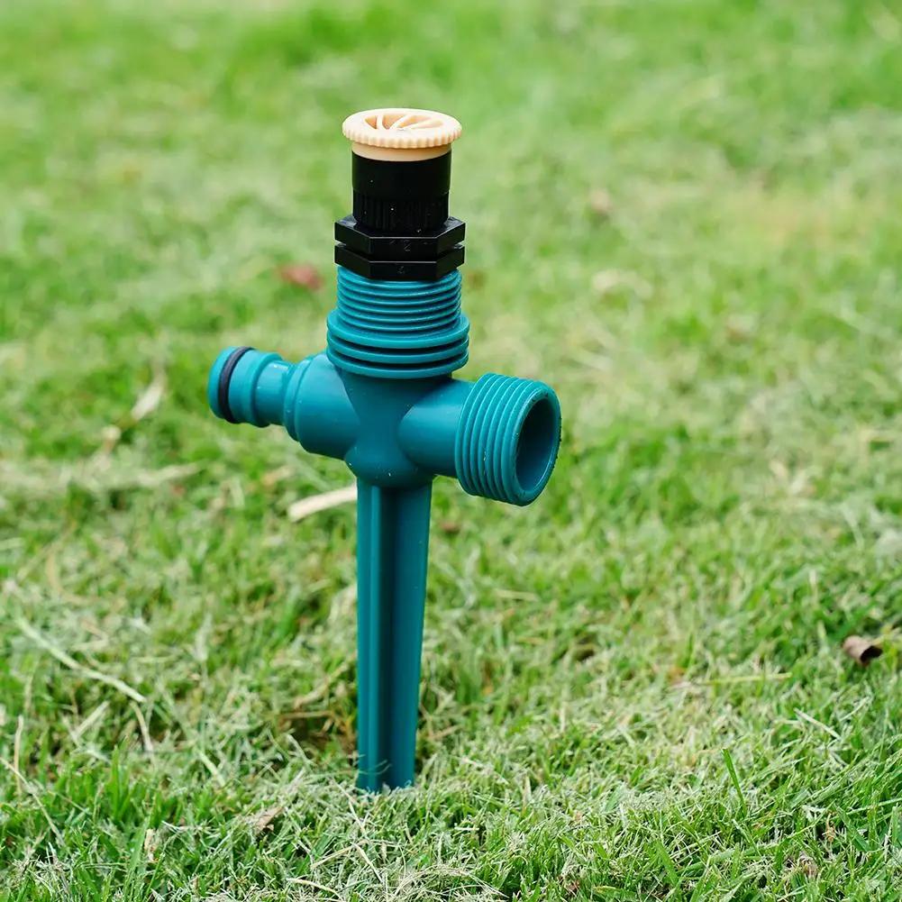 Garden Sprinkler 360° Rotation Irrigation Watering System Agriculture Ground Automatic Tube Adjustable Plug Buried Atomization