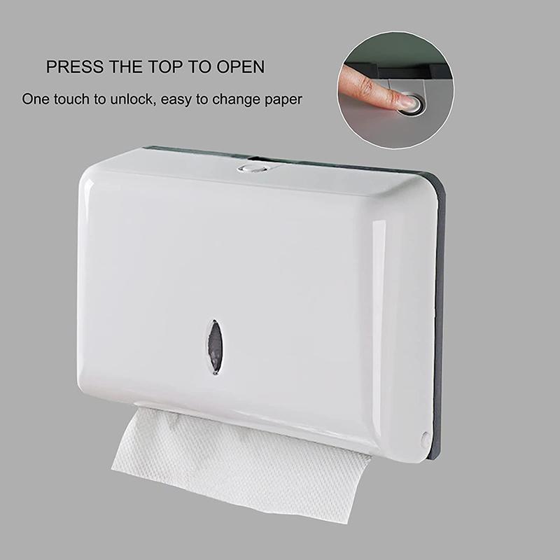 Punch Free Tissue Dispenser Hand Wiping Paper Box Wall Mounted Household Toilet Paper Drawer Washroom Paper Towel Storage Racs