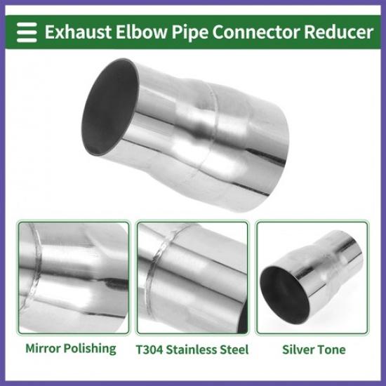 Mandrel Exhaust Pipe Adapter Concentric Reducer 2.25" OD to 2.75" OD 4" L