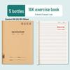16K Kraft Paper Exercise Book: Notebook for Primary & Junior High School English, Composition, Language & Math - Horizontal Lines