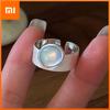 925 Sterling Silver Rings for Women Couple Minimalist Handmade Sparckling Moonstone Ring Fine Jewelry Gift Prevent Allergy