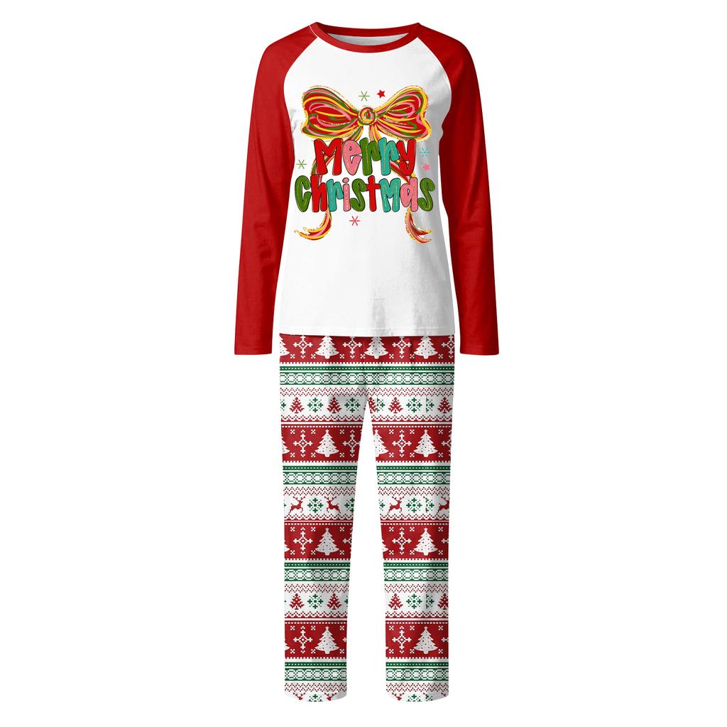 Family Matching Sets Pajamas, Loungewear Outfits,Family Matching Long Sleeve Tops+Pants Set