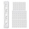 INIBUD Pillar Classic Block Parts Compatible Foundation Plate Roof Triangular Column Clear (24)