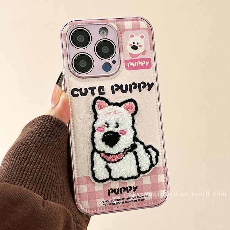 Autumn/Winter West Highland Puppy Kitten Apple 16 Pro Max & iPhone 15 Pro Case