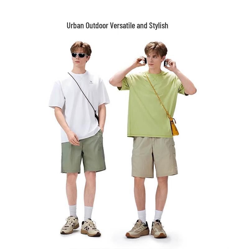 Camel Unisex Quick-Dry Hiking T-Shirt
