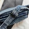 Chest Bag Women's Crossbody Bag Large Capacity Waist Bag Shoulder Bag Denim Mobile Phone Bag