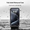 Apple iPhone Waterproof, Drop-Proof Protective Case: Compatible with 13, 14 Pro Max, 15, 16, 17e. For Outdoor Use.