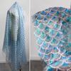 Shiny Sequin Fabric Mermaid Tail Embroidered Dreamy Color Net for Diy Sewing Dress Clothing Material 50x135cm