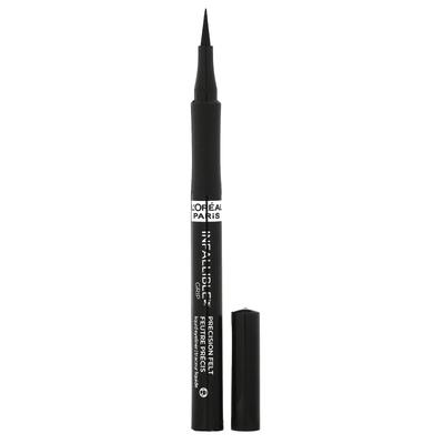 L'Oréal, Infallible Grip, Präzisions-Filzliner, 600 Schwarz, 1 ml (0,034 Fl Oz)