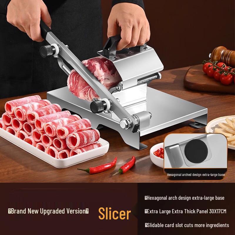 

Manual Frozen Meat Slicer