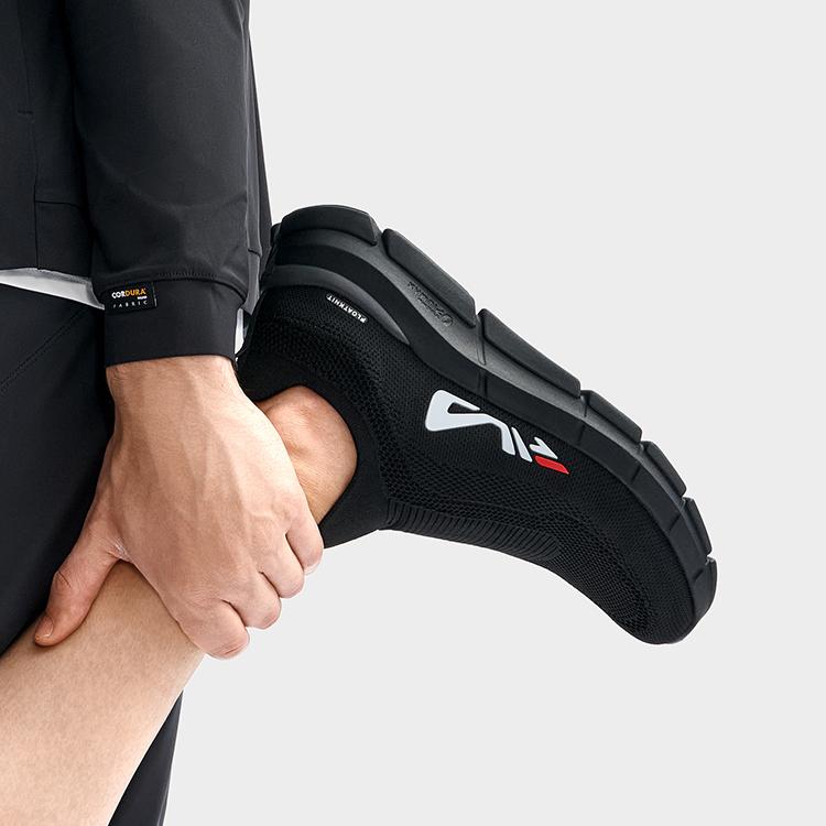 New FILA Sock Low Top Training Shoes Men's Black A12M321307FBW