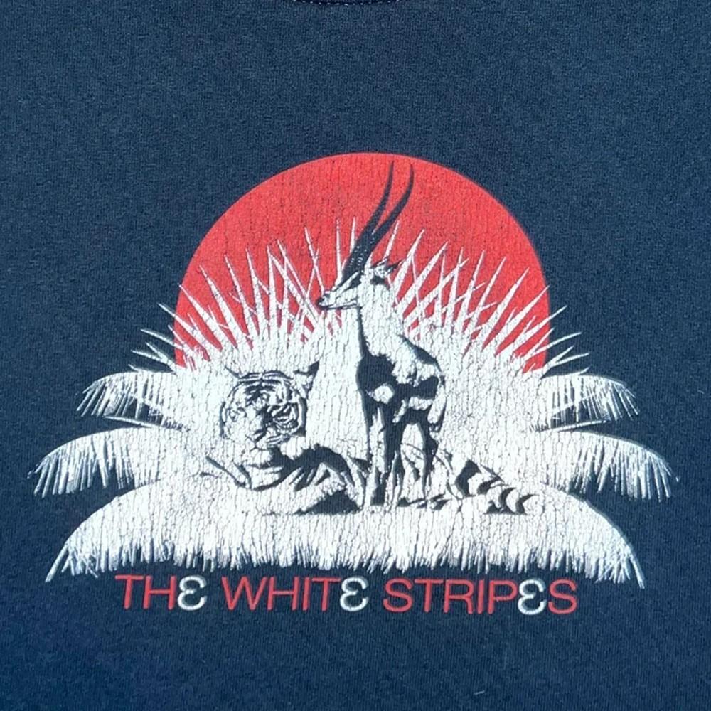 Винтажная футболка The White Stripes для коллекционеров Мужская S-235XL Co22.29 Унисекс L