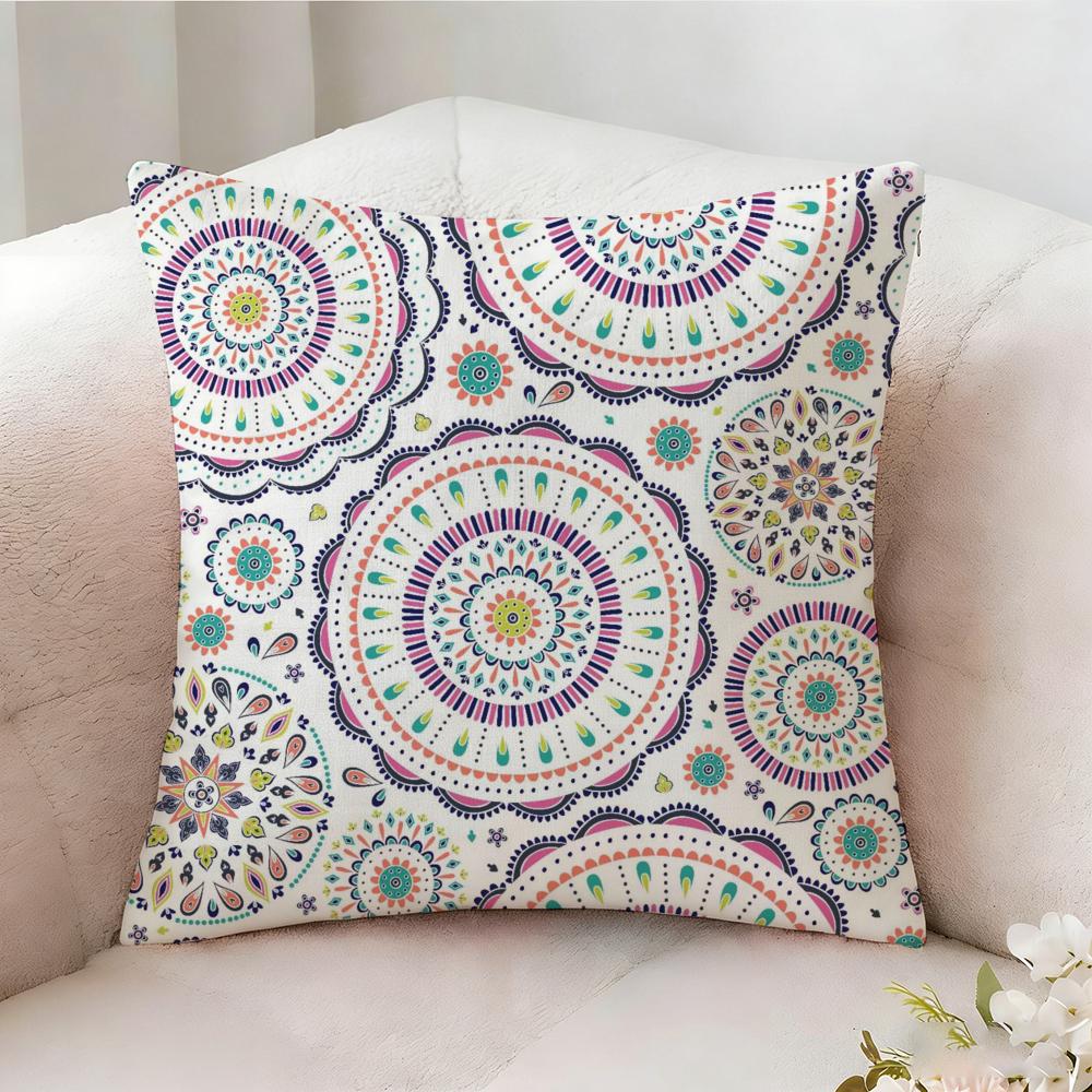 Bohemia Art Pillow Case Pillowcase Doublesided Printed Sofa Cushion Bedroom Headboard Pillow