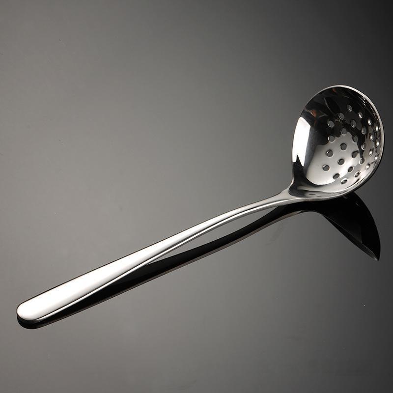 ZISIZ 316 Stainless Steel Hot Pot Ladle & Strainer Set